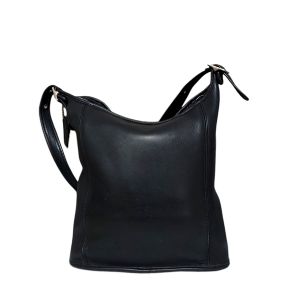 Coach Vintage Leather Slim Duffle Bucket Bag Made In United States No. 9060 EUC - Picture 5 of 13